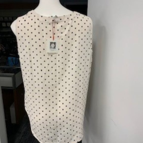 NWT: Anne Klein polka dot blouse - Picture 2 of 2